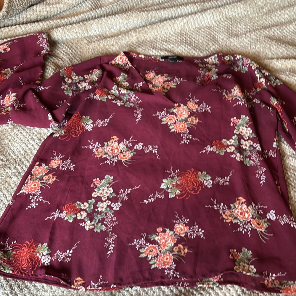 floral blouse